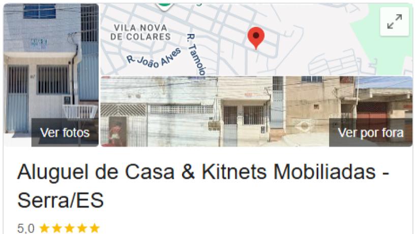 kitnet casa para alugar em serra es