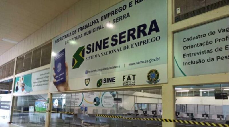 sine vagas de emprego serra es