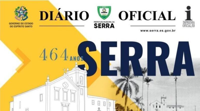Diário Oficial Serra-ES